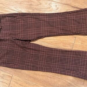 torrid Brown Plaid Boot-Cut Pants